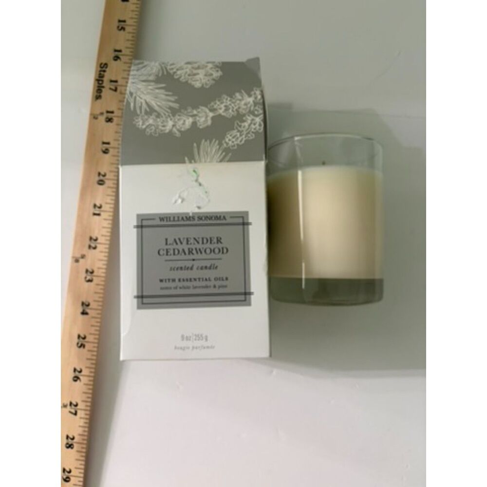 Williams Sonoma Candle Lavender Cedarwood new